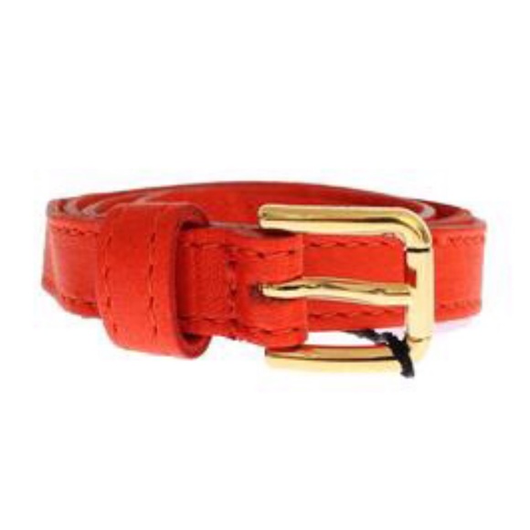Dolce & Gabbana red buckle belt with gold metal - Picture 2 of 7